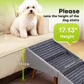 Load image into Gallery viewer, Ziluce 17’’ Dog Ramp Stairs – Comfort & Joint Care