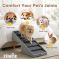 Load image into Gallery viewer, Ziluce 21’’ Dog Ramp Stairs for Bed