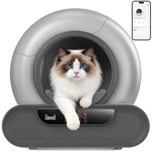 Ziluce Automatic Cat Litter Box – Odor-Free, 65L