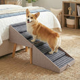 Load image into Gallery viewer, Ziluce 21’’ Dog Ramp Stairs for Bed
