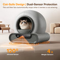 Load image into Gallery viewer, Ziluce Automatic Cat Litter Box – Odor-Free, 65L
