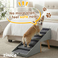 Load image into Gallery viewer, Ziluce 21’’ Dog Ramp Stairs for Bed
